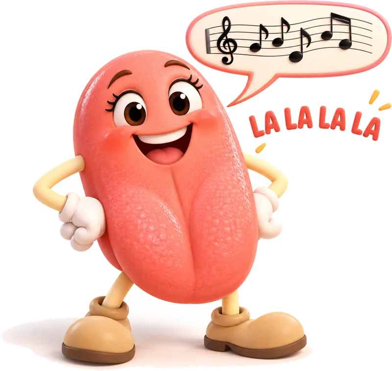 Señora Lengua, la cantante