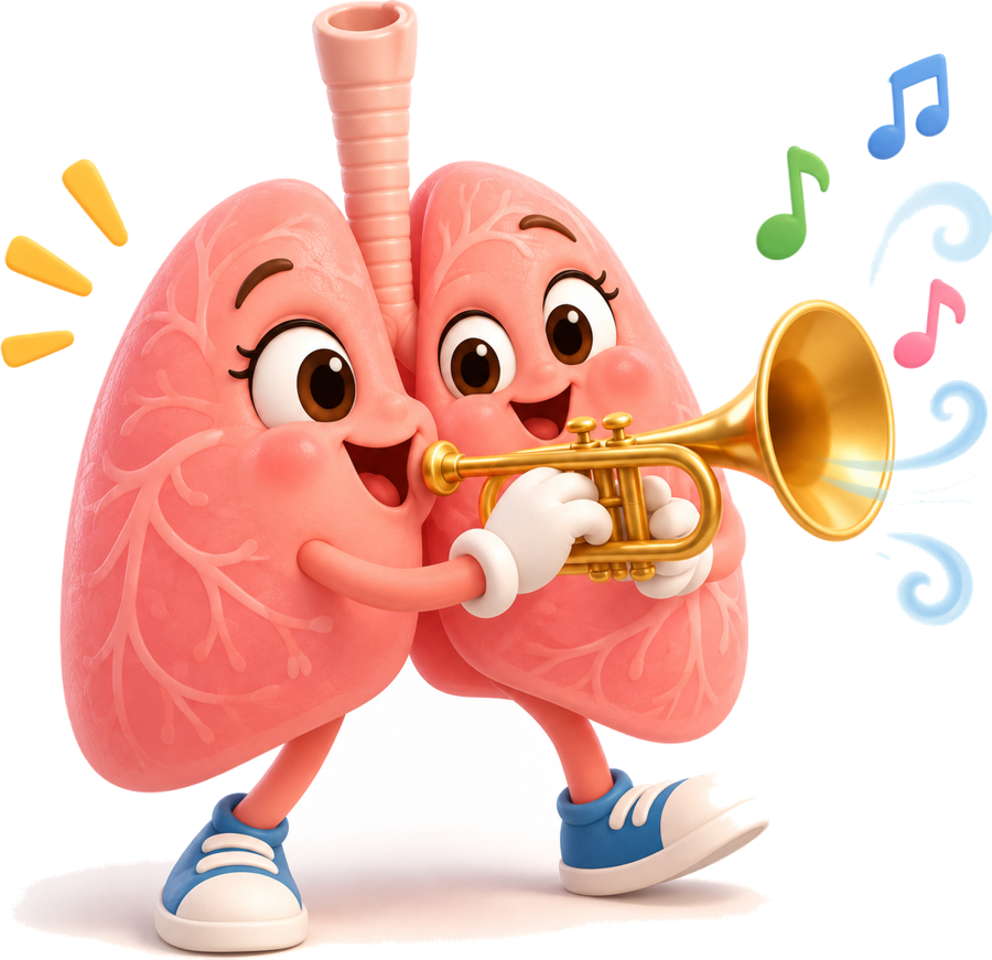 Pulmoncito, El músico de viento de la Compañía Hablarte