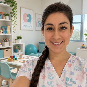 Danissa Klagges en su consulta de Hablarte en Temuco